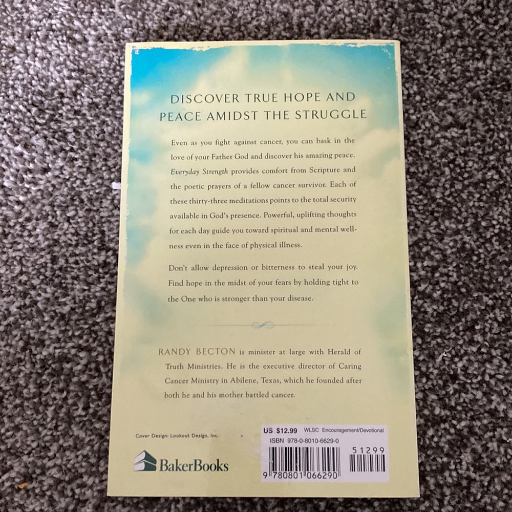 Everyday Strength By Randy Becton Paperback Book - Picture 2 of 4